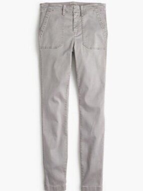 J. Crew Cargo Toothpick Pant in Light Gray Size 31